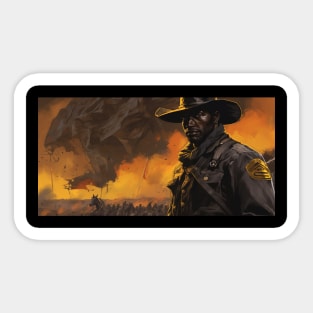 BUFFALO SOLDIERS - Solider Sticker